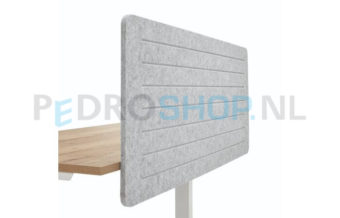 ECO-screen voorzetwand 160*59 cm, inclusief klemmen, antraciet