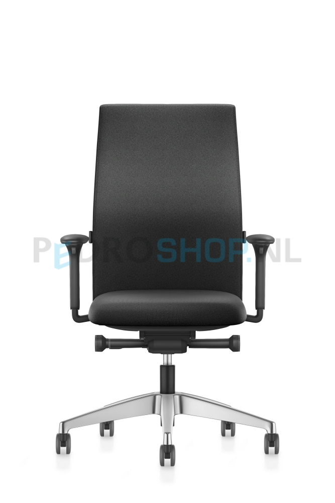 Bureaustoel Se7en PRO LX114, zwart, volledig gestoffeerd